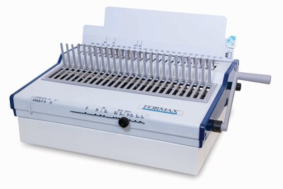 Formax ReadyCombE Premium Electric Punch and Manual Comb Binding Machine, 480 Sheet Capacity