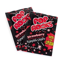 Pop Rocks Strawberry Hard Candy, 0.33 oz., 24 Pieces (209-00231)