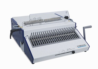 Formax Pro Comb Bind Pack with Electric Punch, Punch Die, and Manual Comb Binder