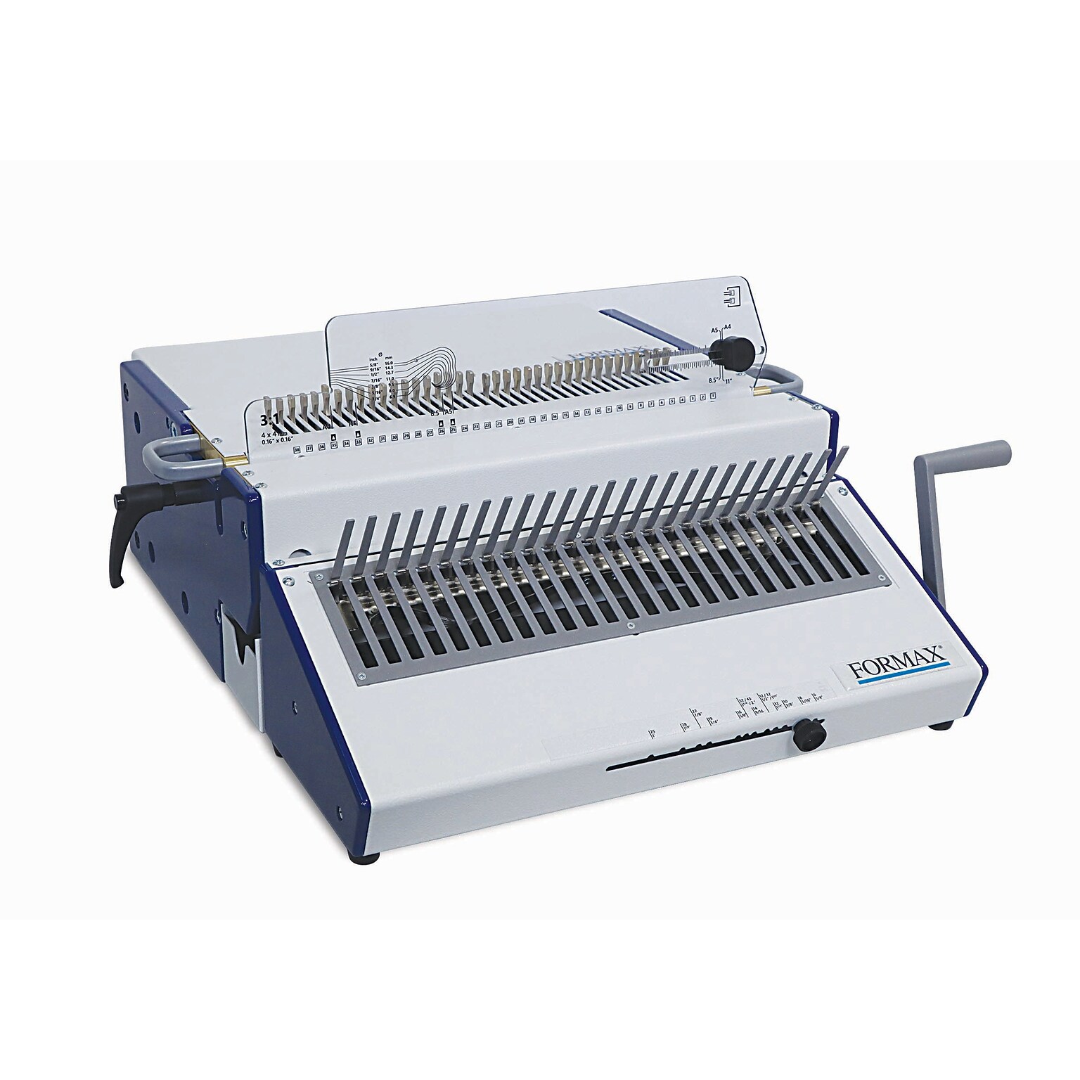 Formax Pro Comb Bind Pack with Electric Punch, Punch Die, and Manual Comb Binder