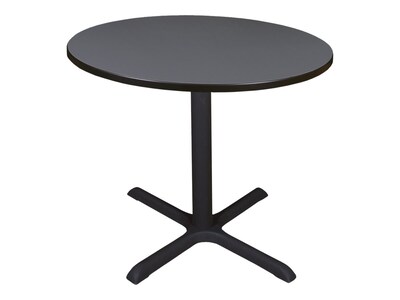 Regency Cain Breakroom Table, 42D x 42W, Gray (TB42RNDGY)