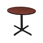 Regency Cain Breakroom Table, 42"D x 42"W, Cherry (TB42RNDCH)