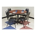 Regency Cain Breakroom Table, 42D x 42W, Cherry (TB42RNDCH)