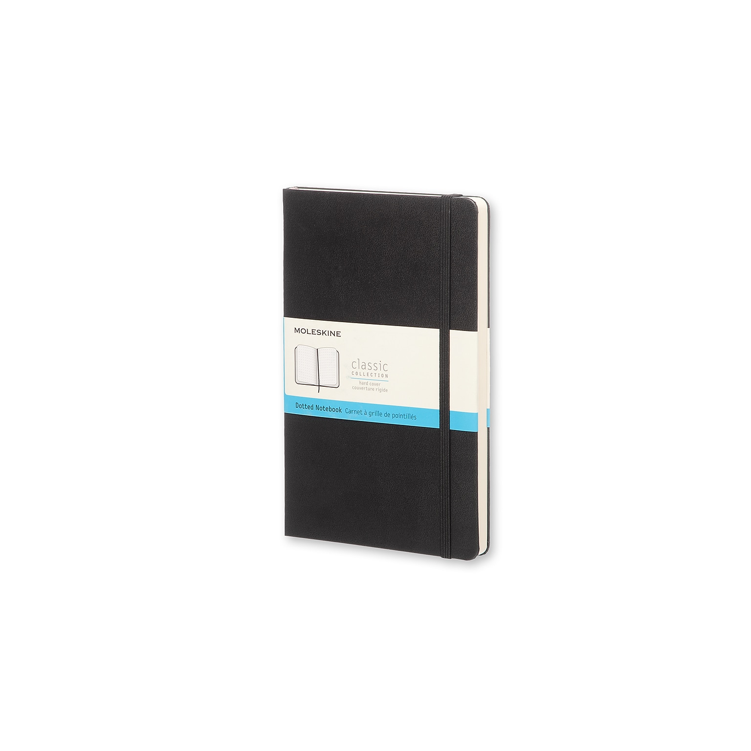 Moleskine Classic Notebook, Hard Cover, Large, 5 x 8.25, Dotted, Black (892703XX)