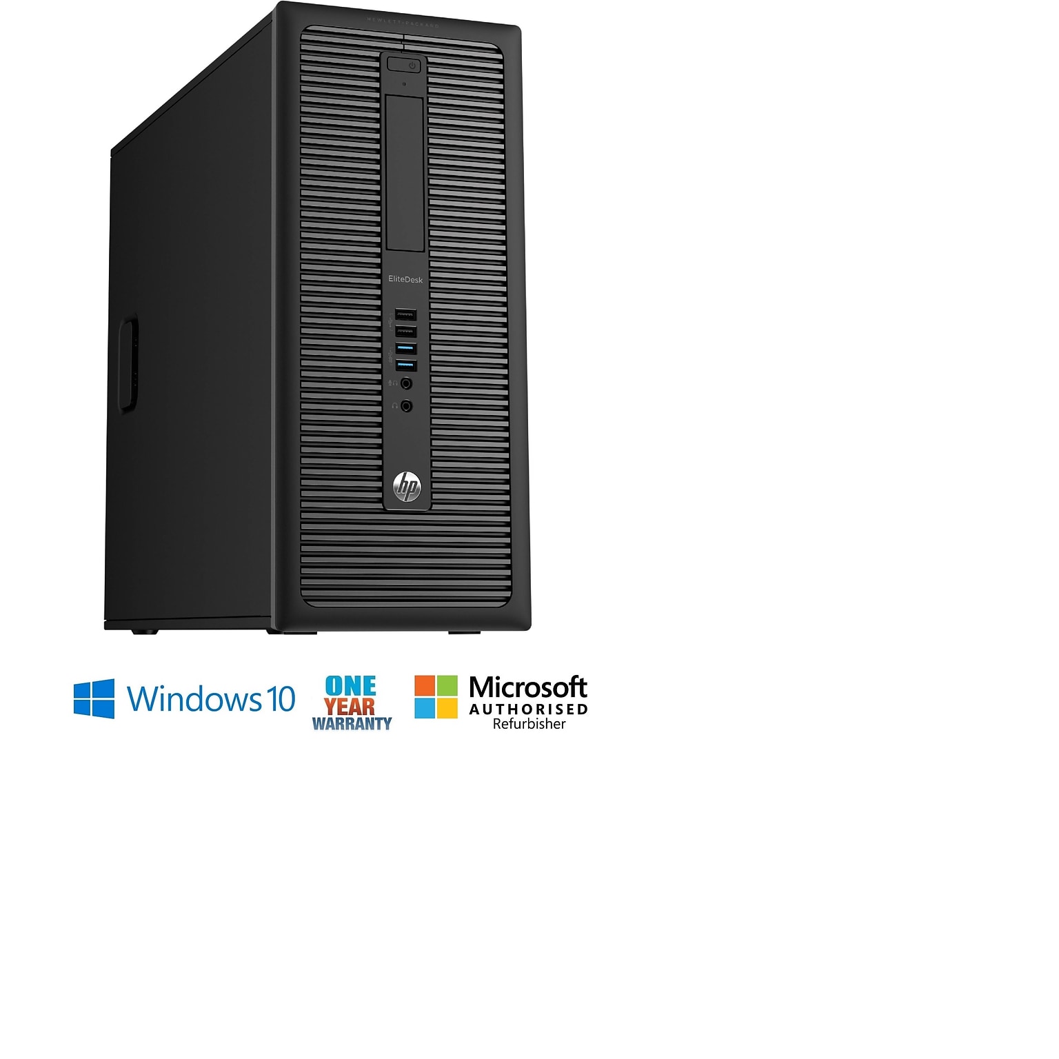 HP EliteDesk 800 G1 Desktop Computer, Intel® Core™ i7-4770 3.4GHz, Tower, Refurbished