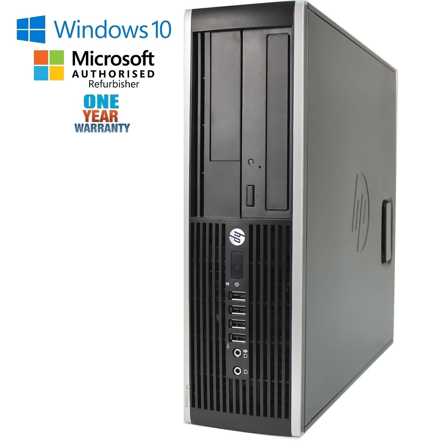 HP ProDesk 6200 Pro Desktop Computer, Intel® Core™, i5-2400 3.1GHz, Small Form Factor, Refurbished