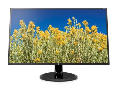 HP 27yh 3UA74AA#ABA 27 LED Monitor, Black