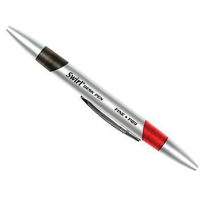 Moon Products Red/Black Swirl Ink Pen, Dozen (JRMP89)