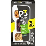 P3 Honey Roasted Peanuts, Sweet & Spicy Teriyaki Jerky, and Sunflower Kernelss 3/Pack (GEN02034)
