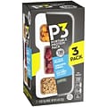 P3 Portable Protein Honey Roasted Peanuts, Maple Ham Jerky, and Sunflower Kernels, 3/Pack (GEN20358)