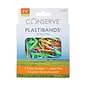 Conserve PlastiBands, 2-1/8", Assorted Colors, 200/Pack (BAUSF-5000)