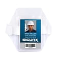 Sicurix Armband Badge Holder Vertical Elastic Strap, 2-1/2 x 3-1/2, Clear (BAU66891)