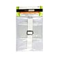 Sicurix Armband Badge Holder Vertical Elastic Strap, 2-1/2" x 3-1/2", Clear (BAU66891)