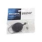 Sicurix Quick Clip ID Badge Reel, Oval, Black (BAU68754)