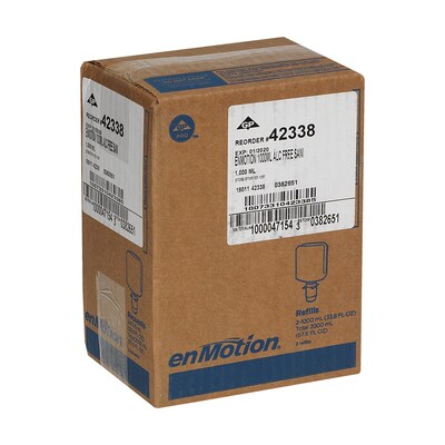 Commercial Dispensing enMotion® Gen2 Moisturizing Foaming Hand Sanitizer Dispenser Refill, 1000 mL,