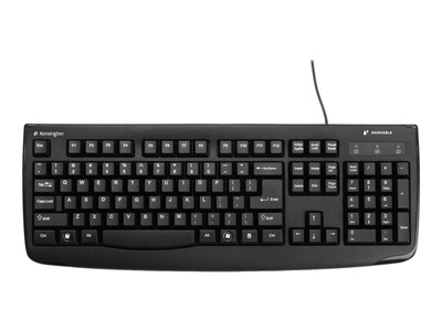 Kensington Pro Fit Washable Wired Keyboard, Black (64407)