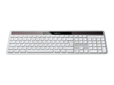 Logitech Solar K750 for Mac Wireless Keyboard, White (920-003677)