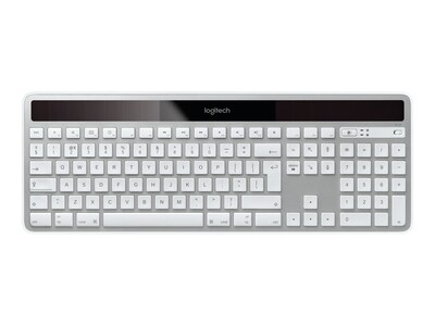 Logitech Solar K750 for Mac Wireless Keyboard, White (920-003677)