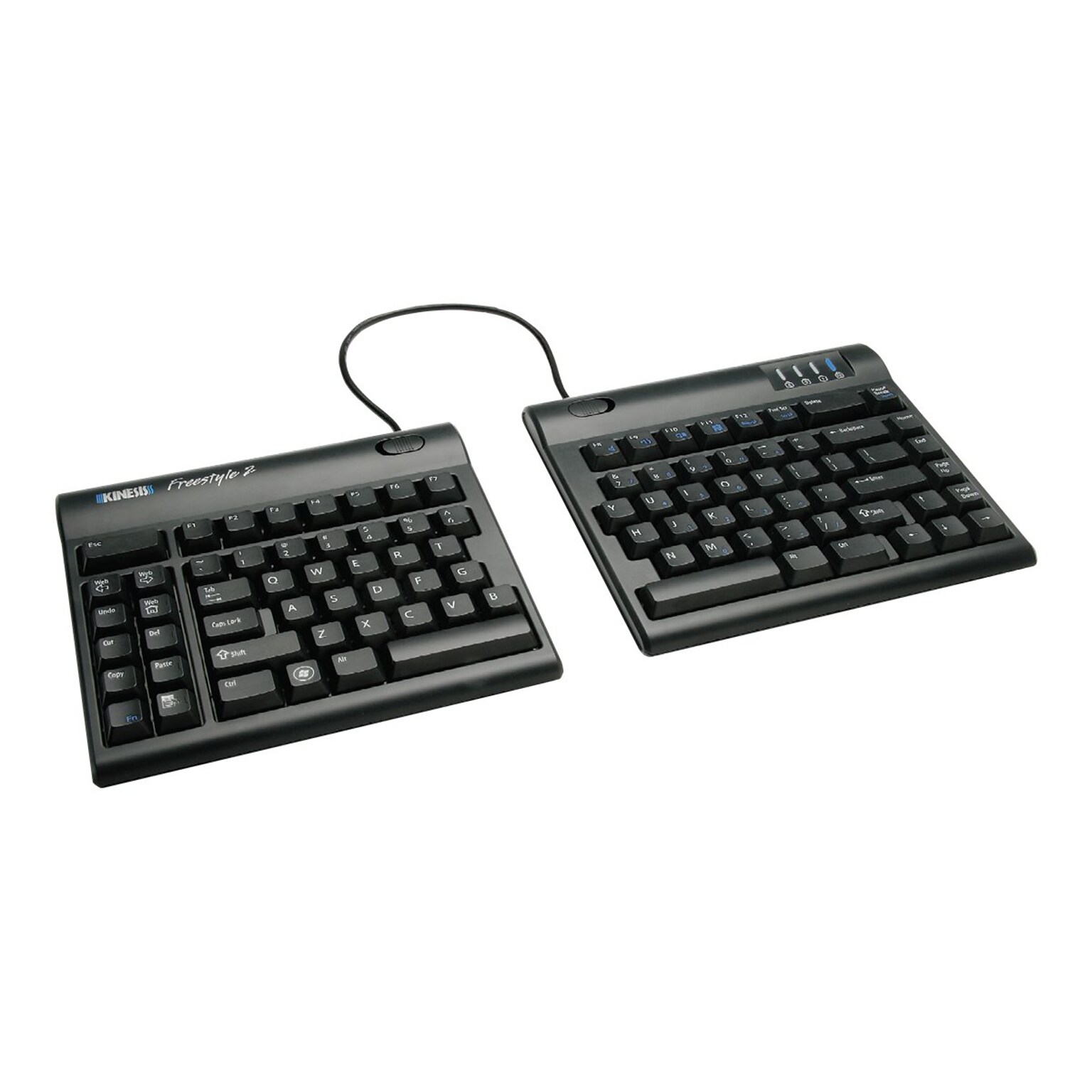 Kinesis Freestyle2 for PC Wired Keyboard, Black (KB800PB-US)