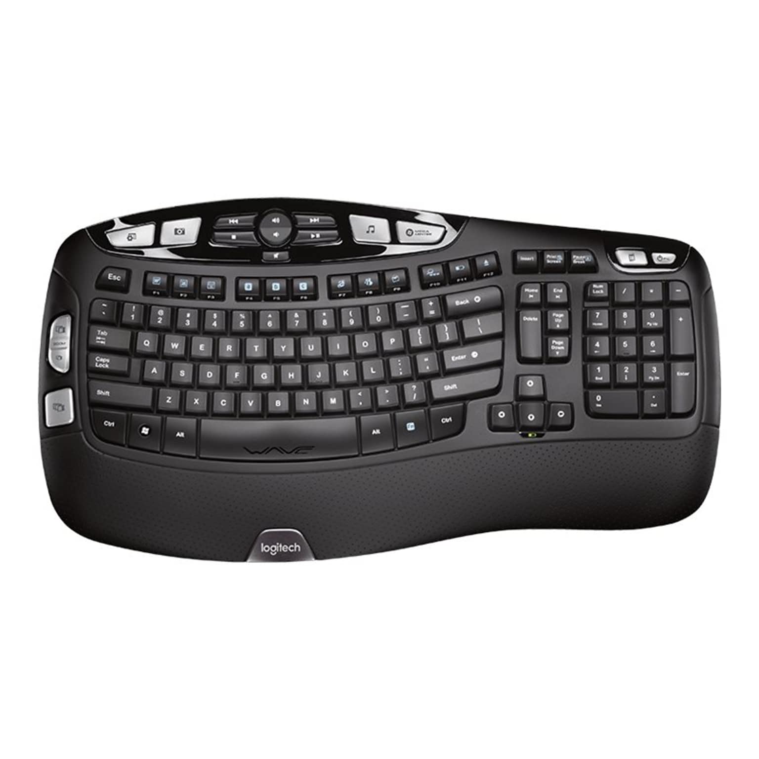 Logitech K350 Wireless Keyboard, Black (920-001996)