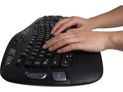 Logitech K350 Wireless Keyboard, Black (920-001996)