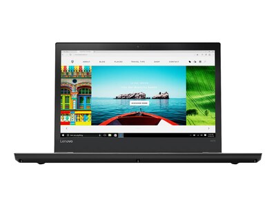Lenovo ThinkPad A475 20KL 14 Notebook, AMD A12, 8GB Memory, Windows 10 Professional (20KL0017US)
