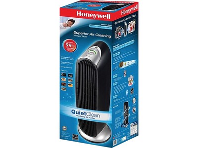Honeywell QuietClean ifD Tower Air Purifier, Black (HFD-120-Q-1V1)
