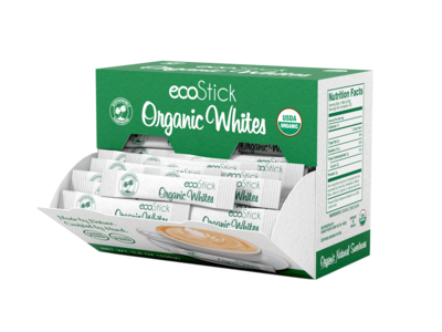 ecoStick Organic White Sugar, 120/Box (83825)