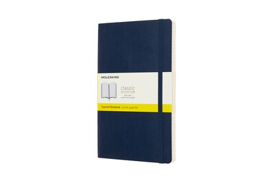 Moleskine Professional Notebooks, 5 x 8.25, Graph Ruled, 100 Sheets, Blue (715598)