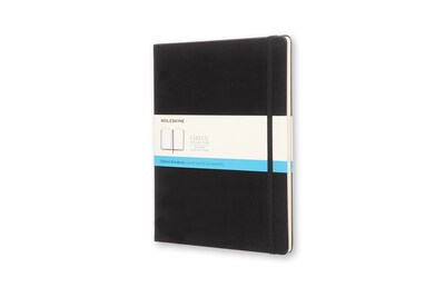 Moleskine Classic Notebook, Extra Large 7.5 x 10, Dotted Sheets, Black, Hard Cover (892727XX)