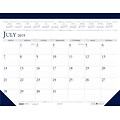 2020 House of Doolittle 18.5 x 13 Academic Monthly Desk Pad Calendar, Classic, Blue (HOD1556)