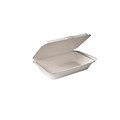 BioGreenChoice Fiber/Bagasse Hoagie Carry-Out Containers, Off White, 500/Carton (BGC-102)