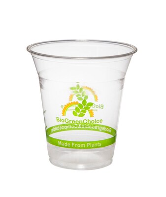 BioGreenChoice PLA Cold Cup, 12 oz., Clear, 1000/CS (BGC-324)