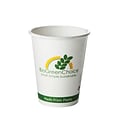 BioGreenChoice Hot Paper Cup w/Bio Lining, 8 oz., Design, 1000/Carton (BGC-603)