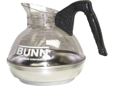 Bunn 64 oz. Glass Decanter with Black Handle 42400.0101