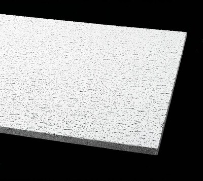 Armstrong Fissured Square Lay In 2 X4 Ceiling Tile White Pack Of 12 755b