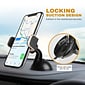 LAX Universal Vegan Leather Car Mount, Gold (LTHDASHMNT-GLD)