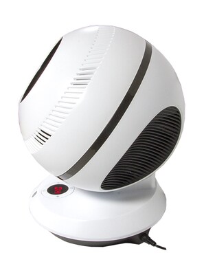Greentech Environmental pureFlow QT7 12.75"H 12-Speed Oscillating Fan with Remote Control, White (PFGT7V01US)