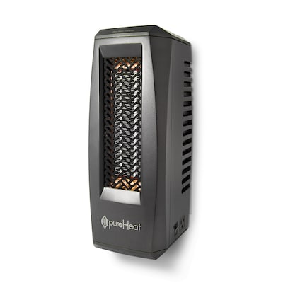 Greentech Environmental pureHeat SNUG Portable Heater, Thermostat, Shut-Off Timer, Black (PHSNUGWACV01US)