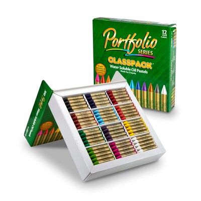 CRAYOLA Portfolio Series Water Soluble Oil Pastels Classpack