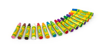 Crayola Oil Pastels, Assorted Colors, 16/Box (52-4616)