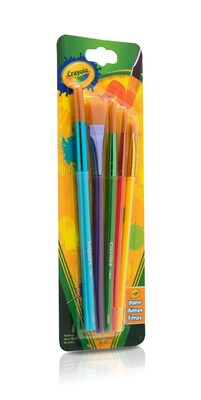 Crayola Llc 05-3506 5 Pack Assorted Colors Crayola Paint Brush Set 