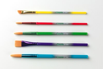Crayola Arts and Craft Brush Set , 5/Pack (05-3506)
