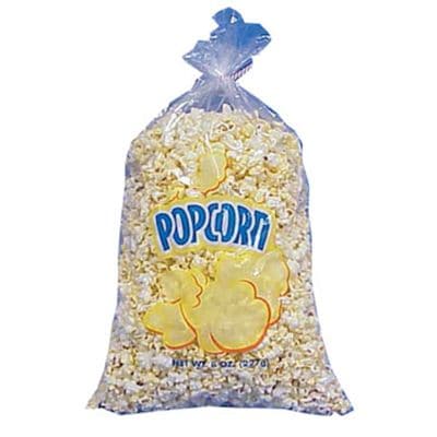 Gold Medal 2555 Value Size Popcorn Bag; Plastic, 500/carton