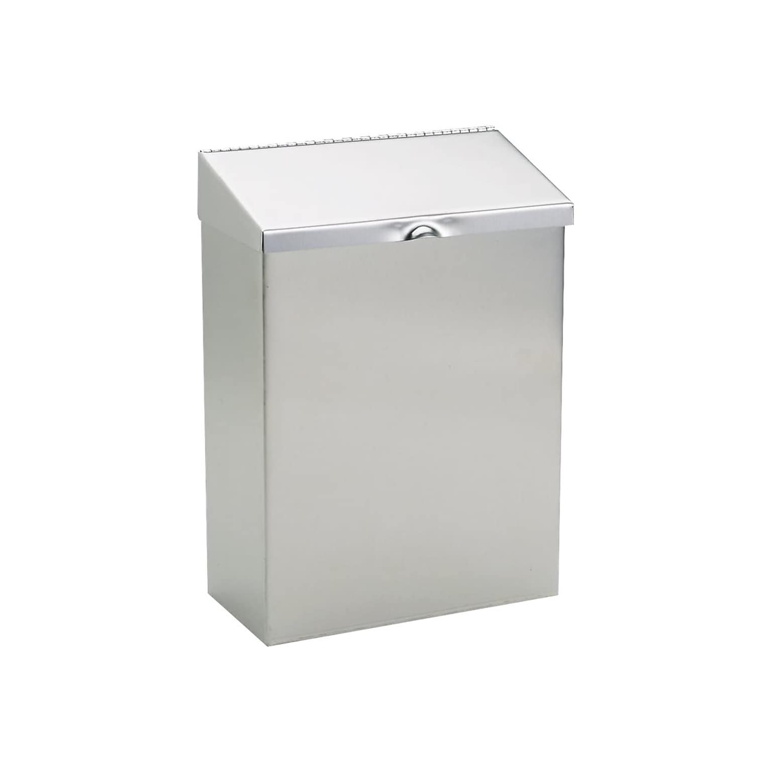 HOSPECO Feminine Hygiene Waste Receptacle, Stainless Steel, Each (ND-1E)