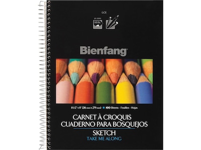 Elmers 8.5 x 11 Wire Bound Sketch Pad, 100 Sheets/Pad (R237117)