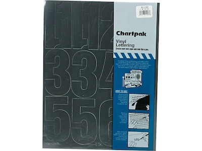 Chartpak 4 Numbers, Black (01193)