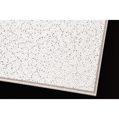 Armstrong Cortega Angled Tegular 2 X2 White Ceiling Tile 16 Count 704a
