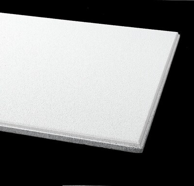 Armstrong Ultima Beveled Tegular 2x2 White Ceiling Tile, 12 Count (1912A)
