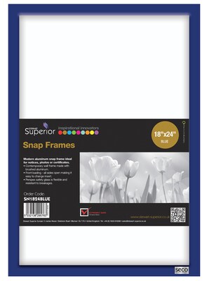 Seco Snap Frame, 18 x 24, Blue (SN1824)